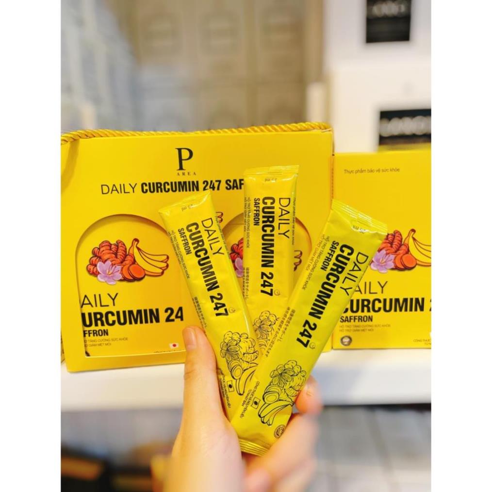 Thạch nghệ saffron vị chuối Nhật Bản Daily Curcumin 247