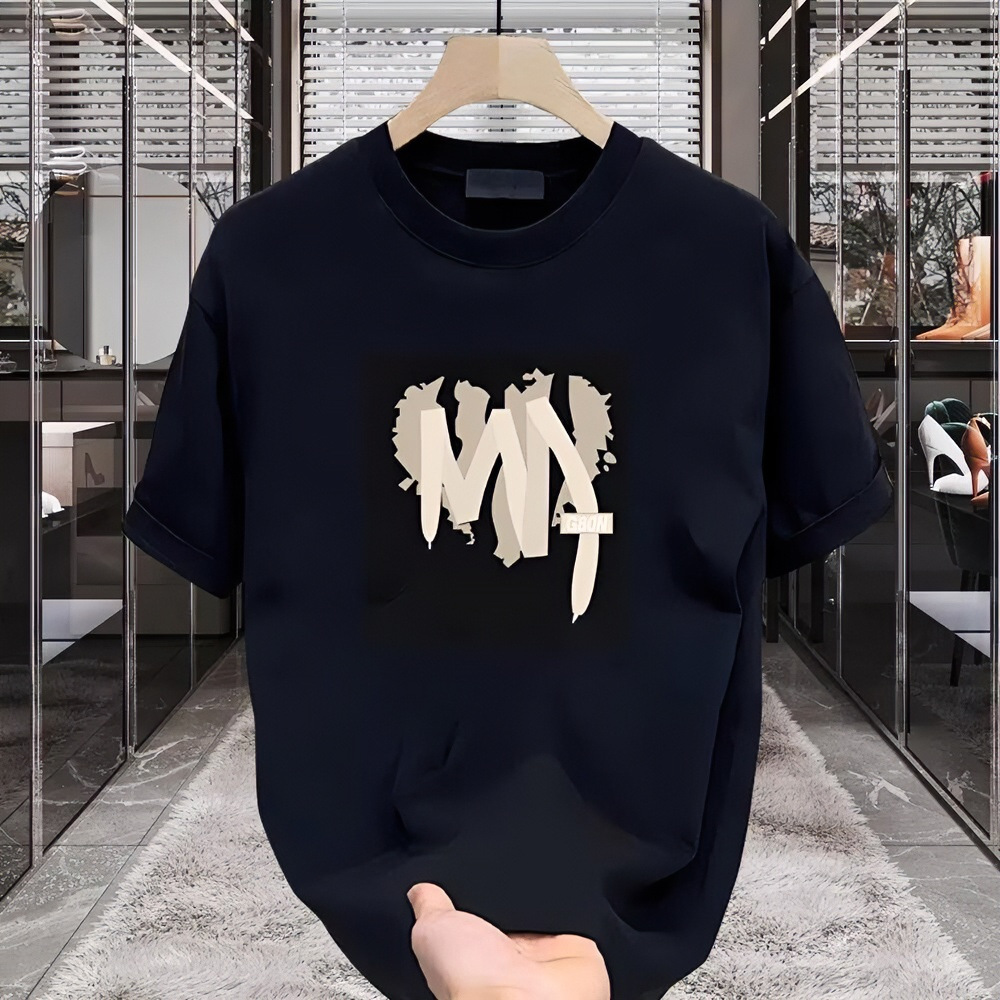 COD  Cộc Tay 100% Cotton T Áo sơ mi nam tay ngắn màu trắng cổ tròn mùa hè unisex thời trang thoải mái  HXK