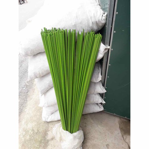 1kg que cắm lan màu xanh-nâu dài 120cm