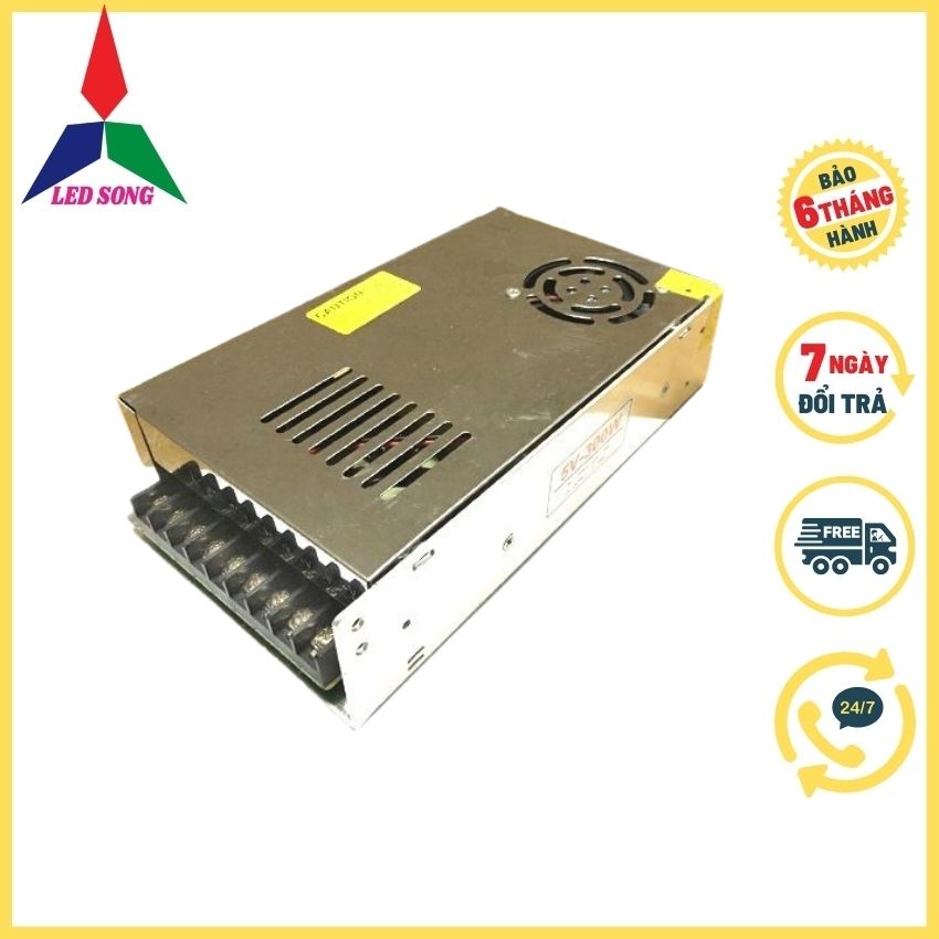 Nguồn tổ ong 5v 60a Led Song loại tốt có quạt