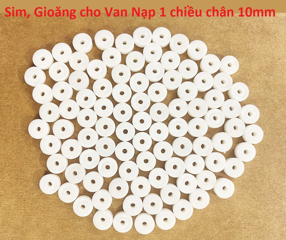 Combo 2 Roang cho Van Nạp 1 chiều chân 10 - Gioăng, Doang, Roan, Ron, Pom vòng đệm, phom, ti bơm, bơm cao áp, vòi bơm, đồng hồ áp ( Loại Trắng Cứng)