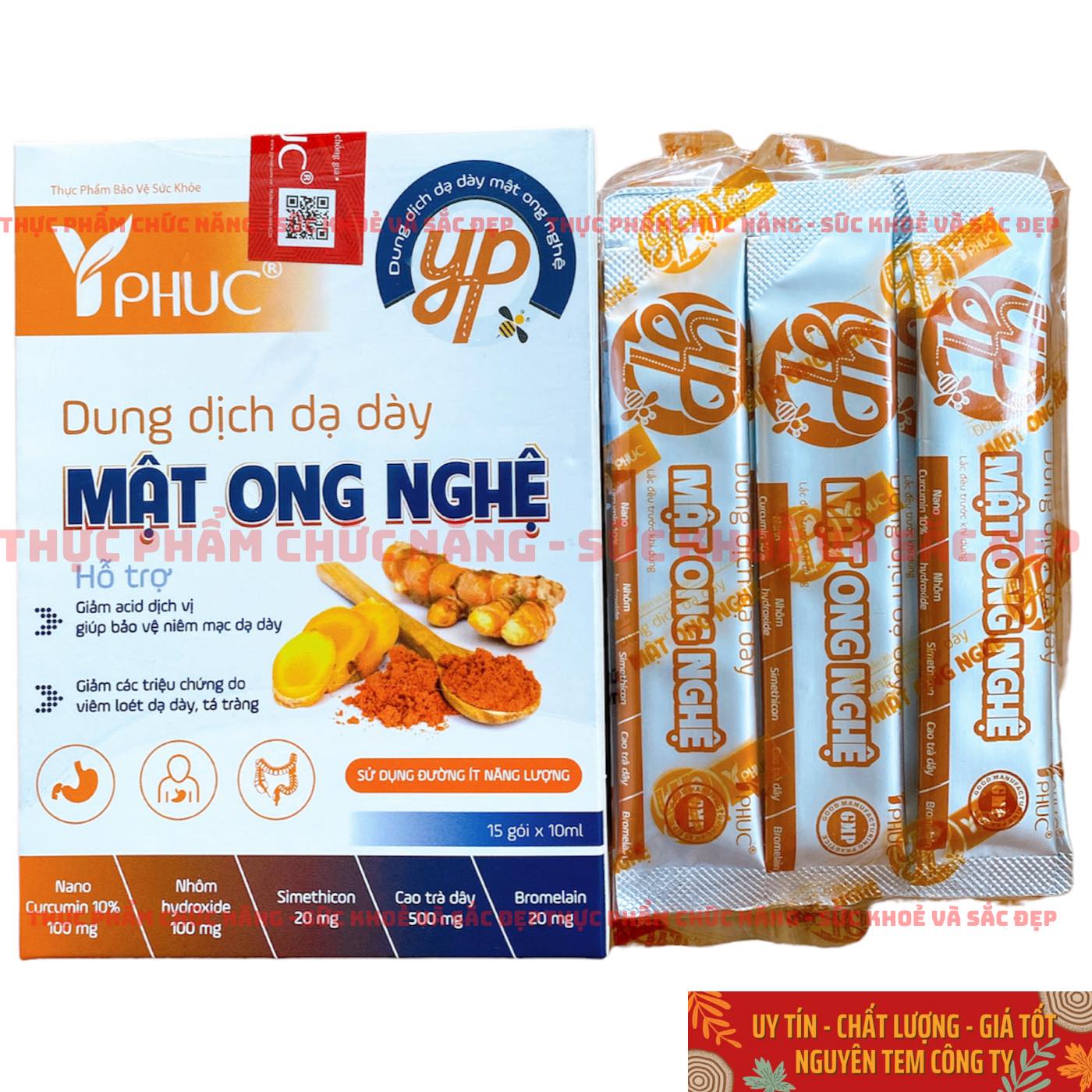 Dung dịch nghệ mật ong y phúc hỗ trợ dạ dày