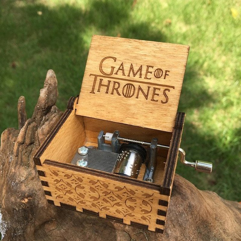 Hộp Nhạc Phim Game Of Thrones - Hộp Nhạc Gỗ Cơ Quay Tay Mini & Cổ Điển (hop nhac phim game of thrones - hop nhac go co quay tay mini & co dien)