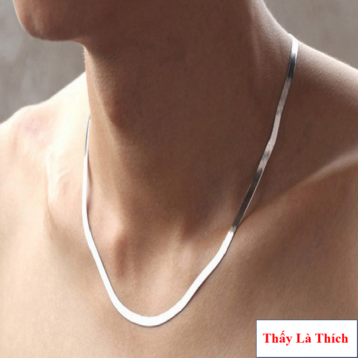 Dây chuyền dây mì đẹp dây chuyền nam đẹp dây chuyền nam - Cam kết 1 đổi 1 nếu đen và gỉ sét