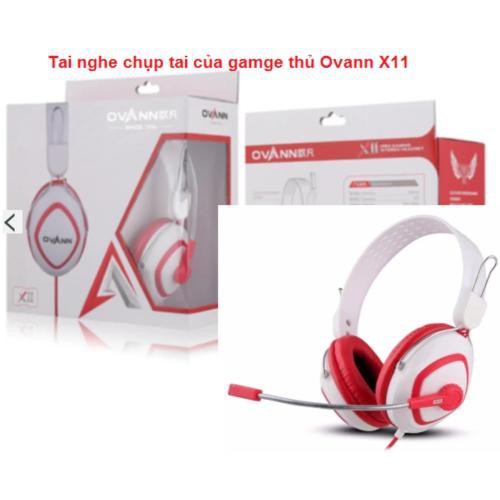 Tai nghe chuyên game ovann x11 tai nghe gaming có mic tai nghe over-ear ovann x11 hàng nhập khẩu headphone ovann x11 chuyên dùng cho game thủ giá tốt trong tháng bảo hành toàn quốc