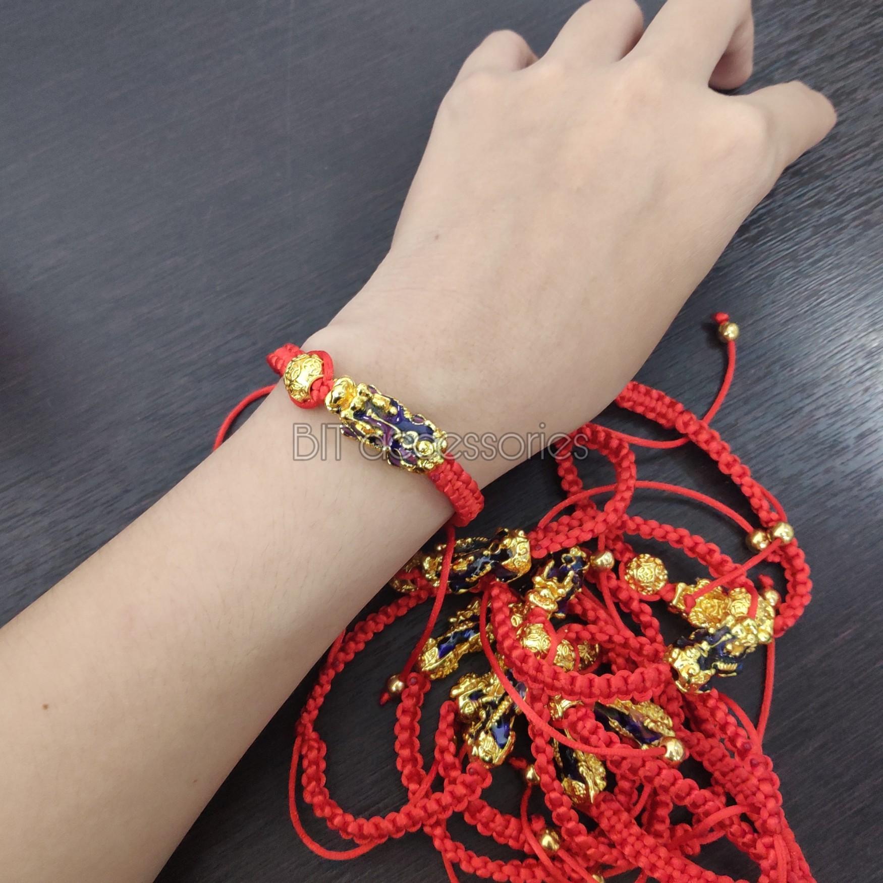 Vòng tay Tỳ Hưu vàng Ngũ sắc