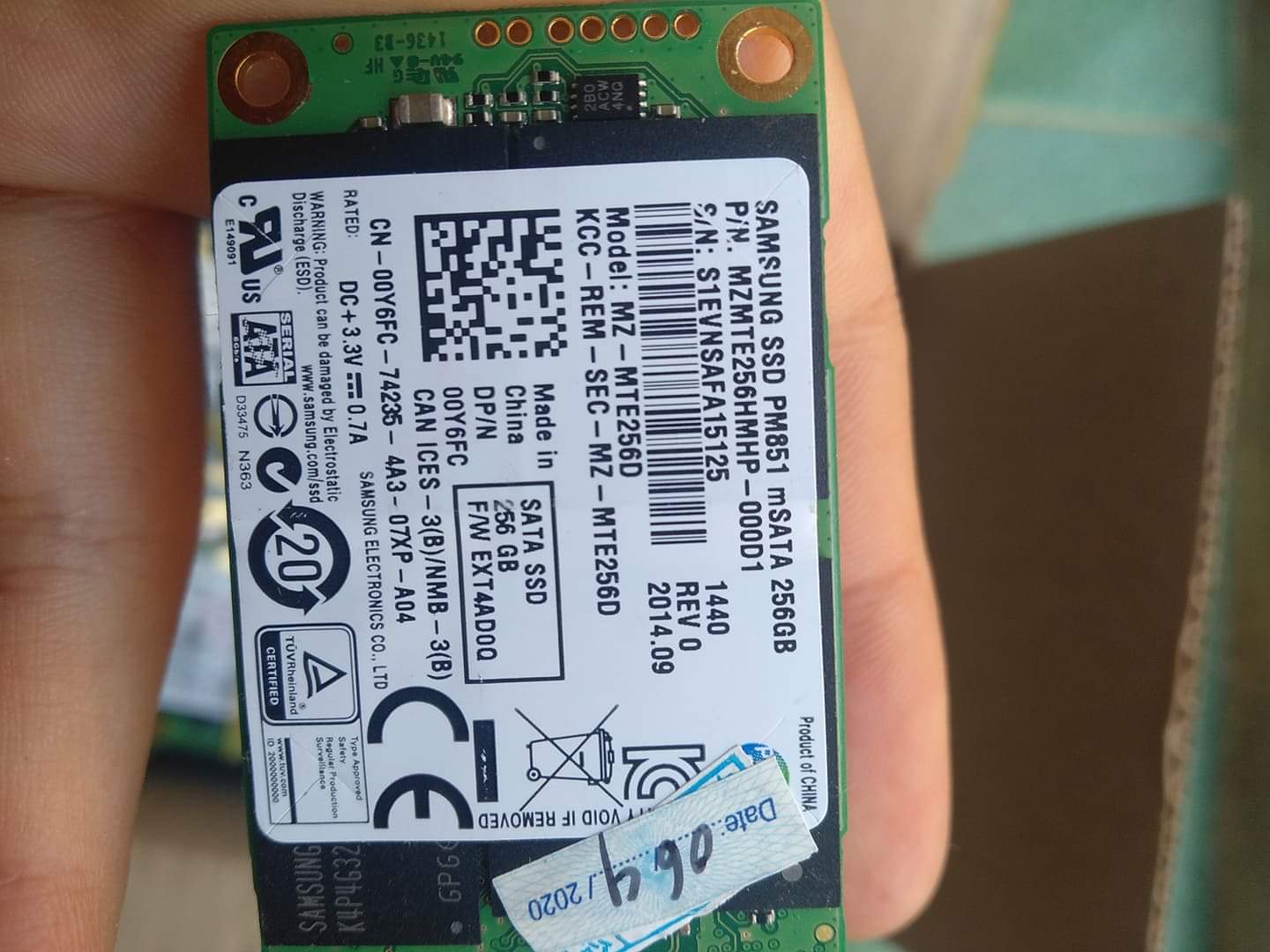 [HCM]SSD SAMSUNG MSATA 256G