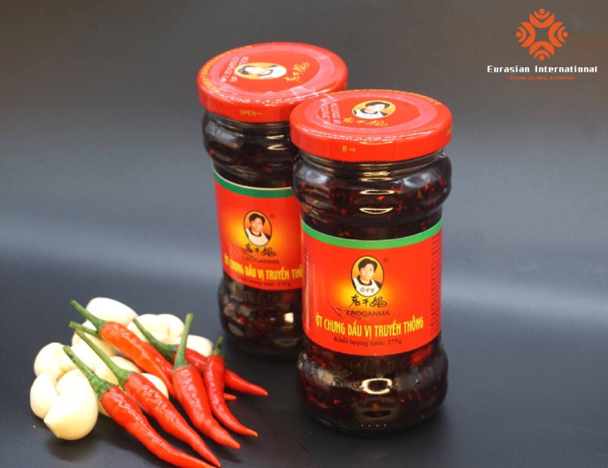 ỚT CHƯNG DẦU LAOGANMA VỊ TÀU XÌ 280gr  老干媽風味豆鼓 280g