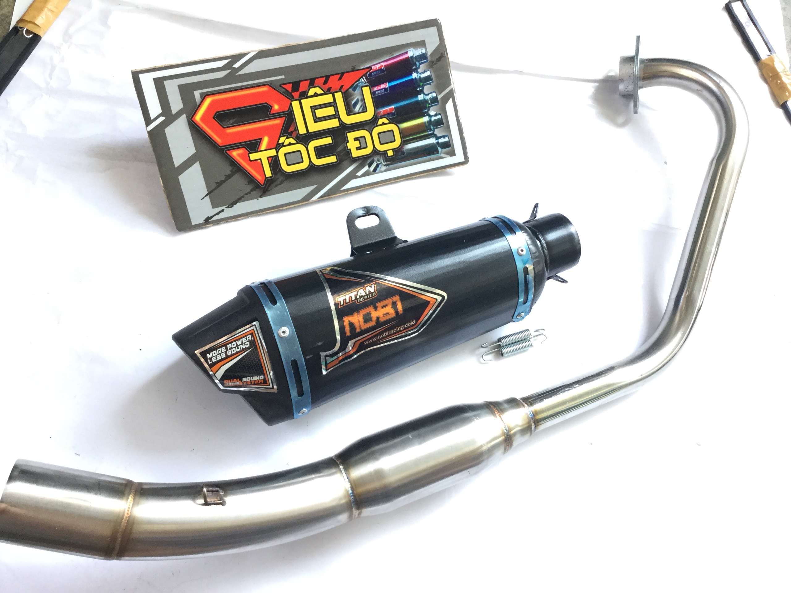 Bộ pô nobi đen full cổ bầu hơi inox exciter 150,Sản Phẩm Chất Lượng, Gian Hàng Uy Tín, Giá Cả Cực Tốt, Mua Ngay.