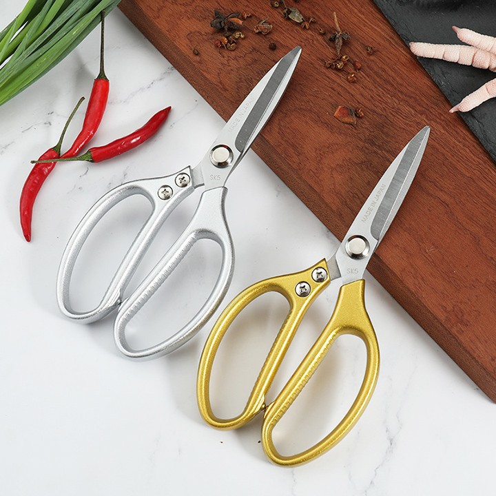 [CHÍNH HÃNG] KÉO NHẬT KAPUSI SK5 CÁN KIM LOẠI CHẮC CHẮN, SIÊU BÉN - KÉO CẮT THỰC PHẨM SIÊU BỀN