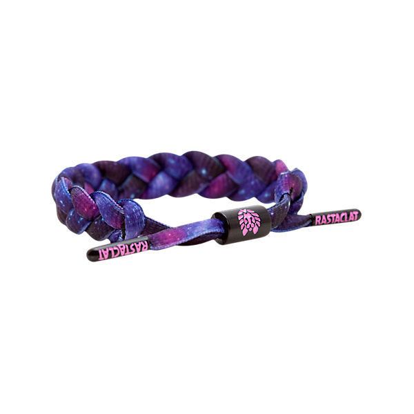 Vòng tay Rastaclat GALAXY dây đan chéo tím galaxy RAS11100007