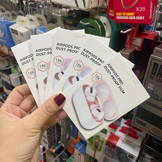 Miếng dán chống bẩn Airpods pro/1/2- ĐẸP