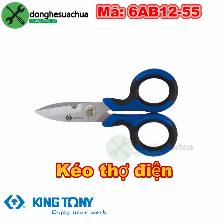 Kéo thợ điện kingtony 6ab12-55 145mm