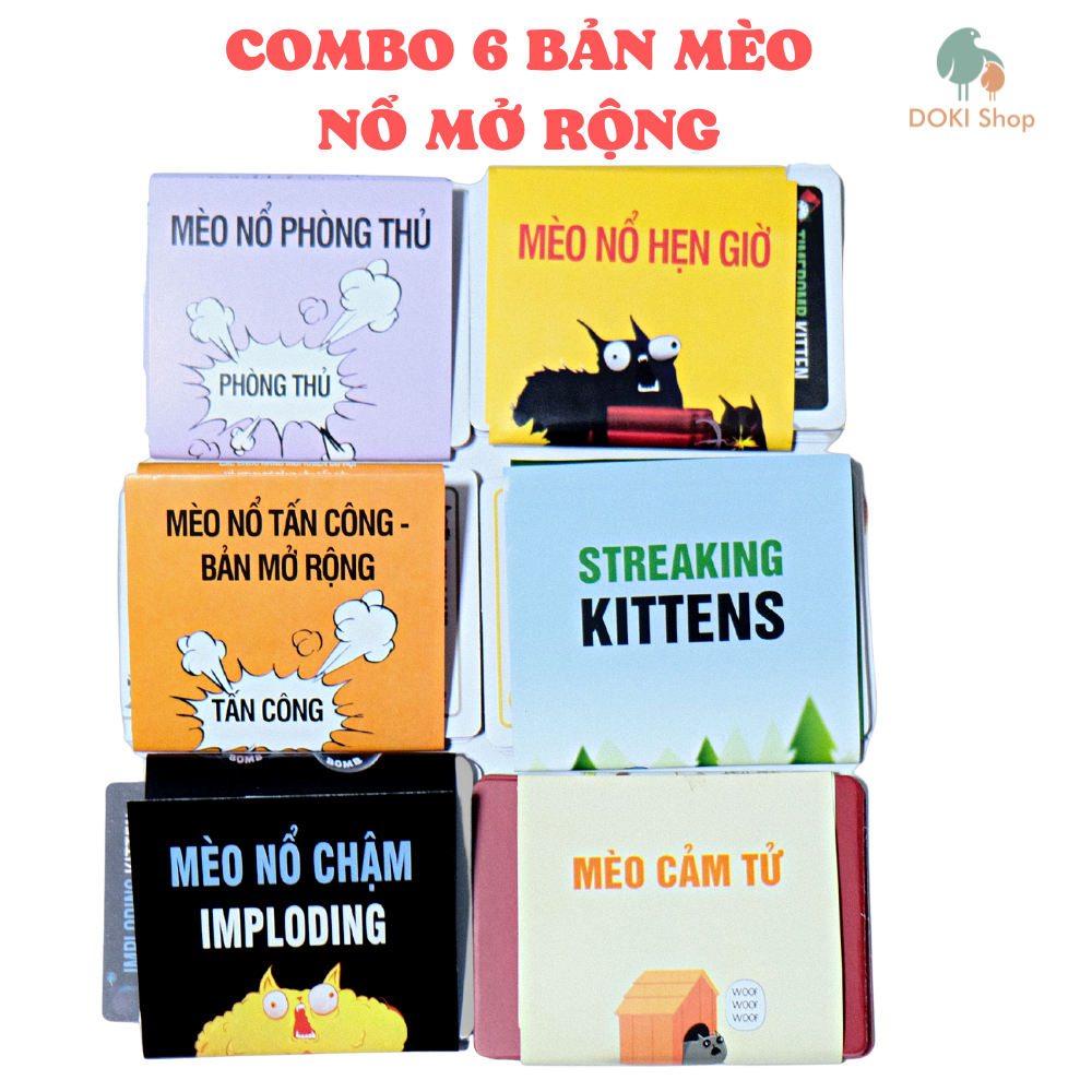 Combo 3, 6 bộ Mèo nổ mở rộng