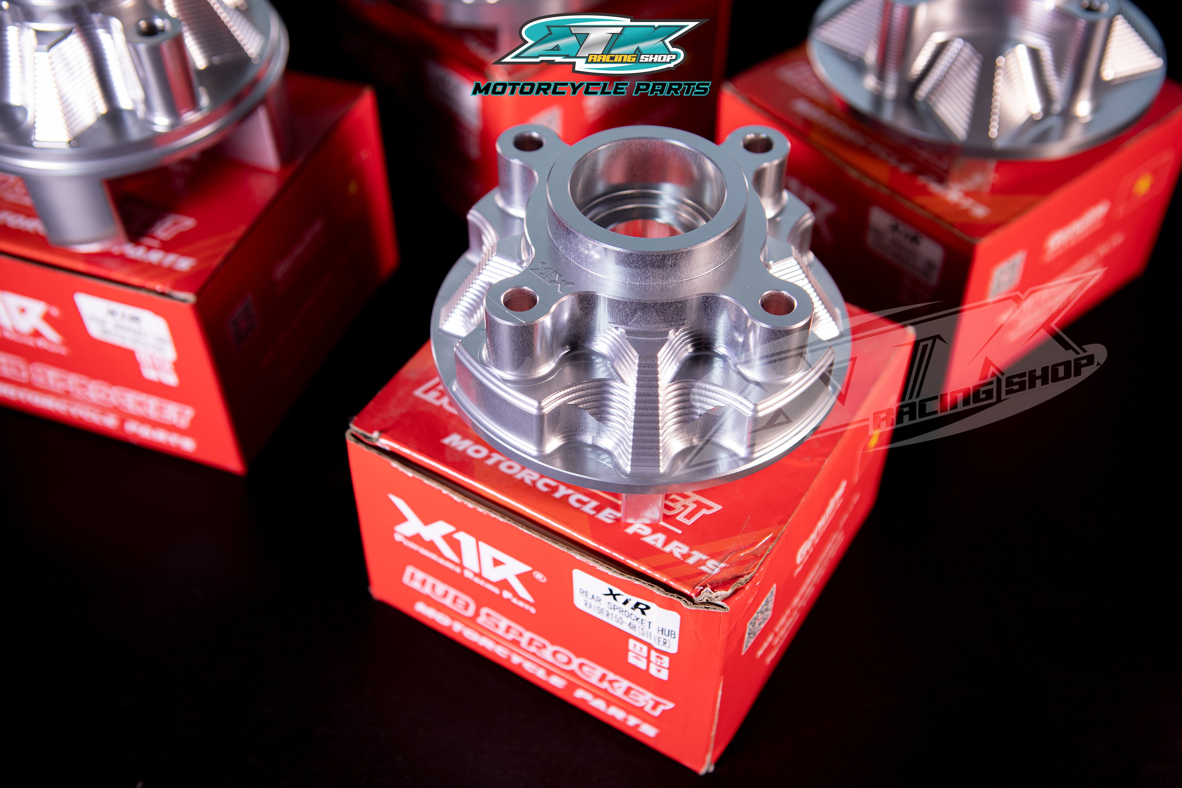 Cùi dĩa cnc 4 lỗ dành cho xe ex135 ex150 ex155 hàng chính hãng x1r nước nhôm sáng bóng