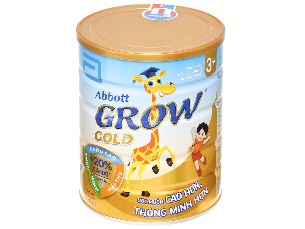 [HCM]Sữa AB grow hươu cao cổ 3+ 900g