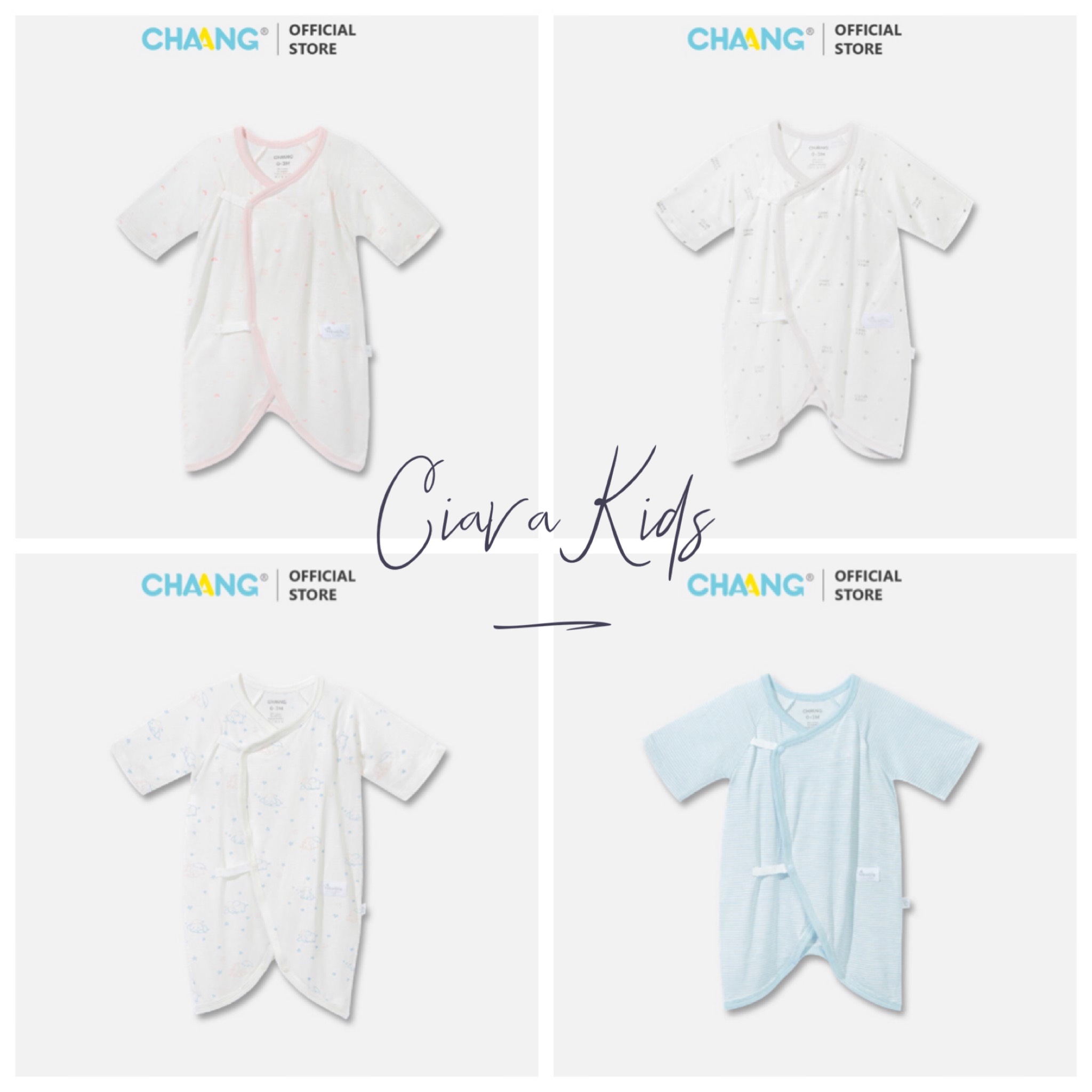 [NEW COLLECTION SS21][CHAANG DREAMY]  Body Yukata cách điệu cho bé sơ sinh mỏng mát hợp mặc hè thu