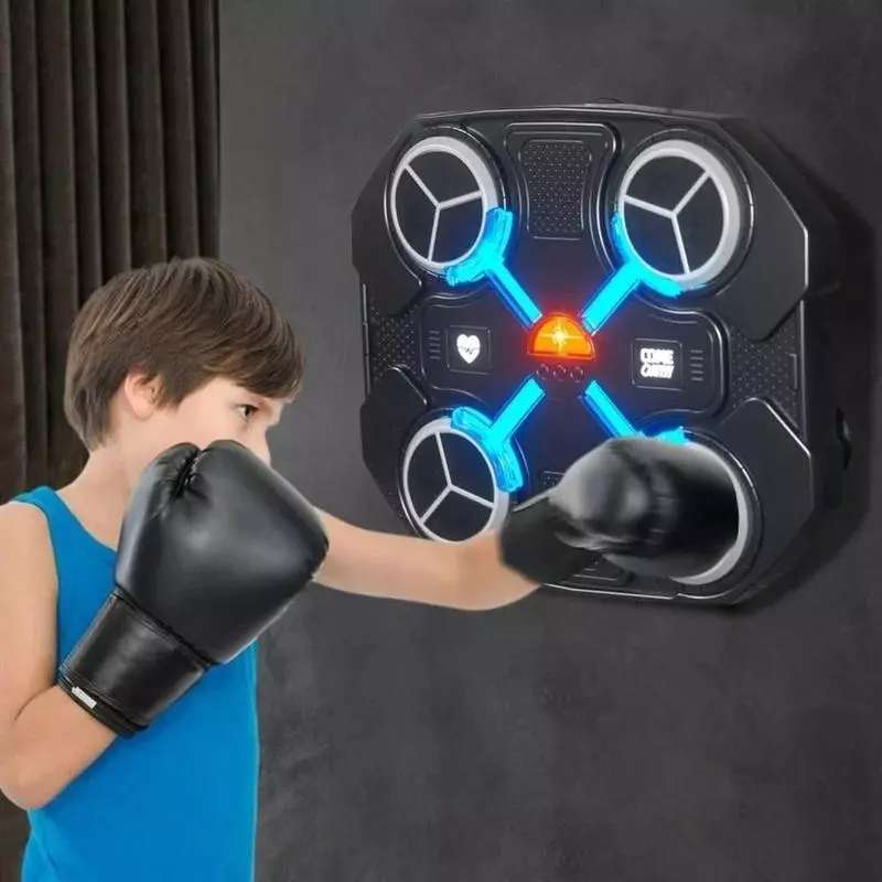 Máy boxing theo nhạc gắn tường tiện dụng thế hệ mới có bluetooth cảm ứng thông minh theo nhịp đệu tập thể dục tại nhà