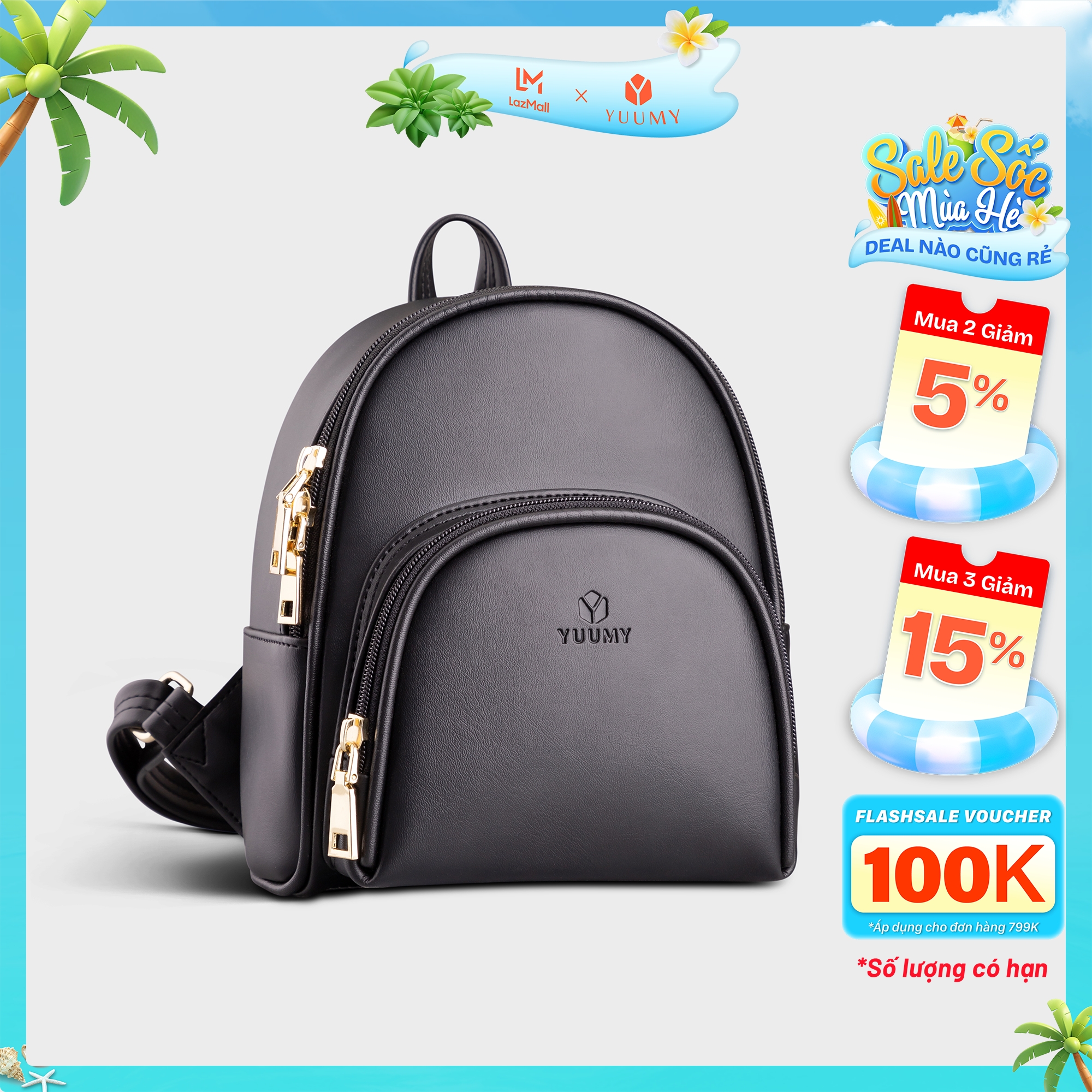Balo da nữ mini kiểu hình vòm Yuumy Liberal YBA56