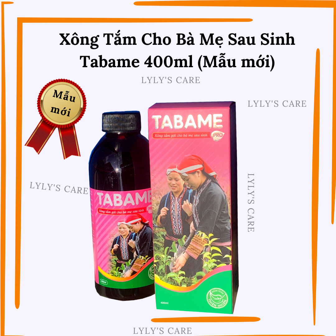 Xông tắm thảo dược cho mẹ sau sinh tabame 400ml