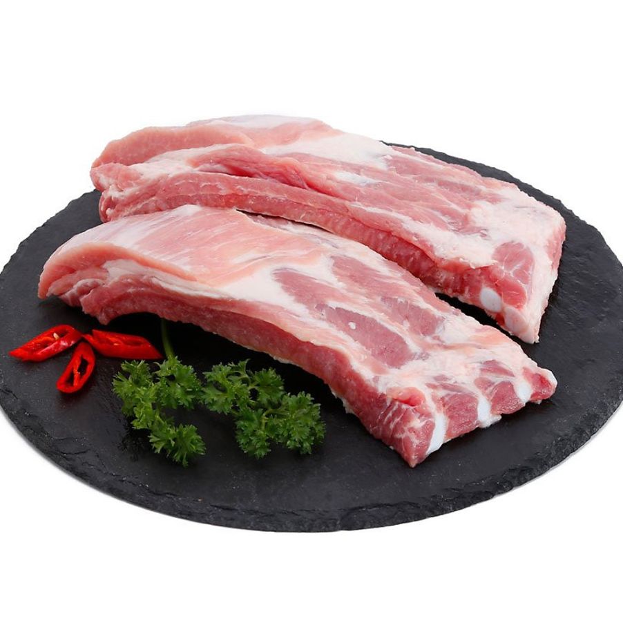500g sườn non heo tươi - thịt heo tươi nóng tân giàu food