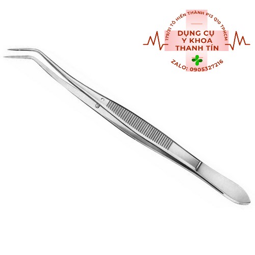 Nhíp nha y tế 16cm hàng Pakistan nhíp cong
