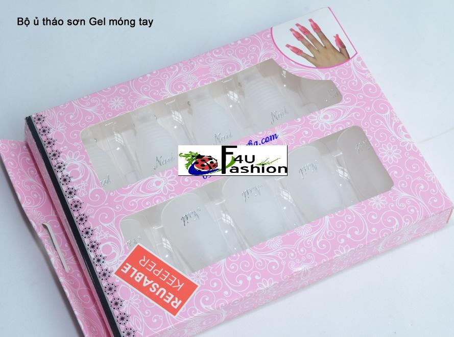 NẤP Ủ MÓNG THÁO GEL TAY, GEL CHÂN 10 NGÓN - PHỤ LIỆU TÓC - PHỤ LIỆU NAIL