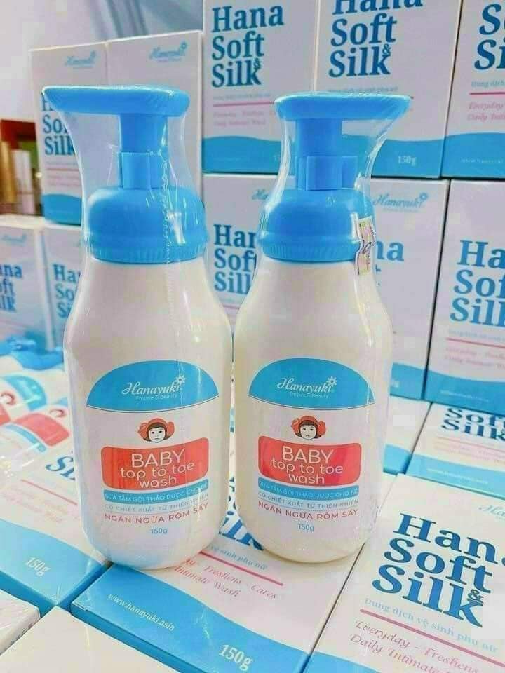 Sữa tắm hanayuki dành cho bé