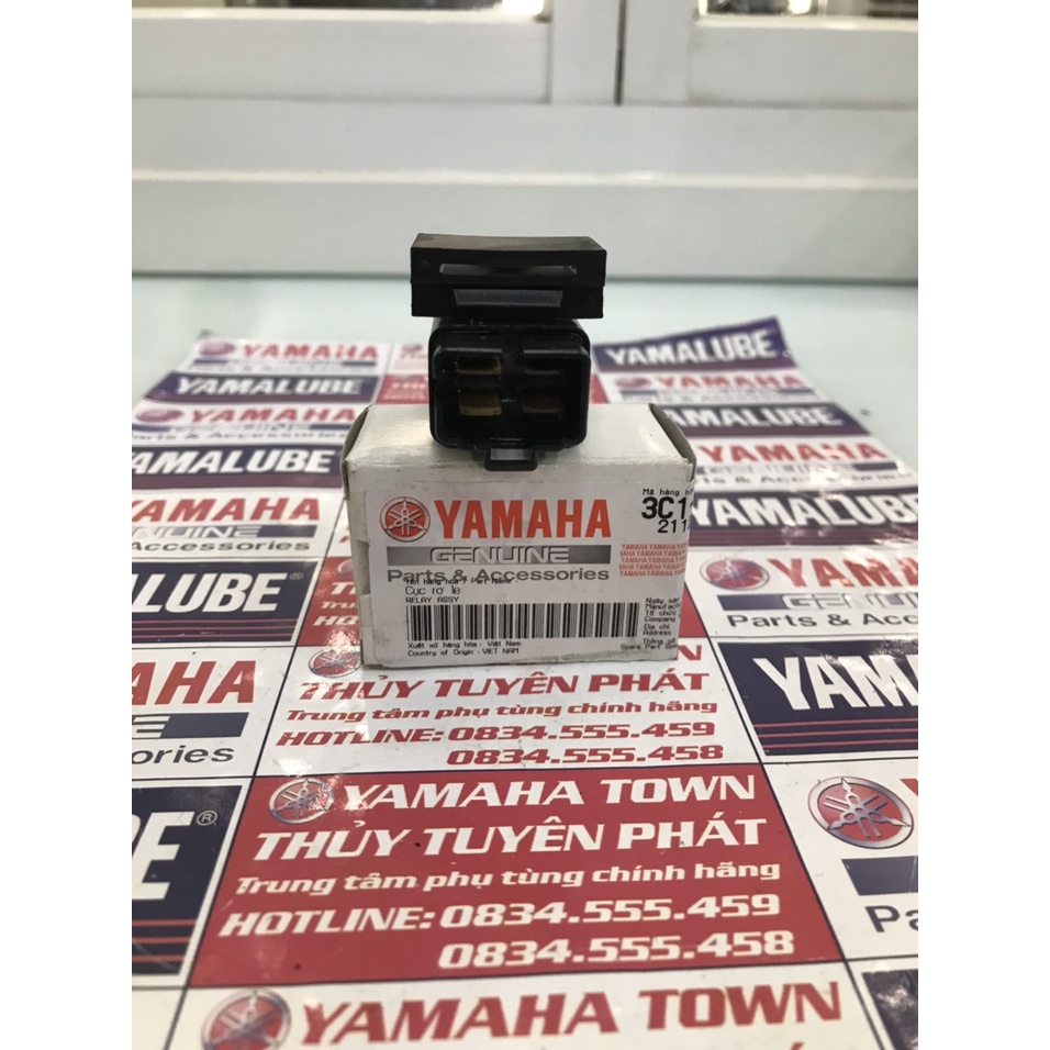 Rờ le điện xe 4 chân thẳng hàng ex 150 - 155 zin chính hãng yamaha
