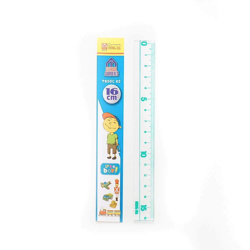 Thước kẻ 16cm hồng hà 3367