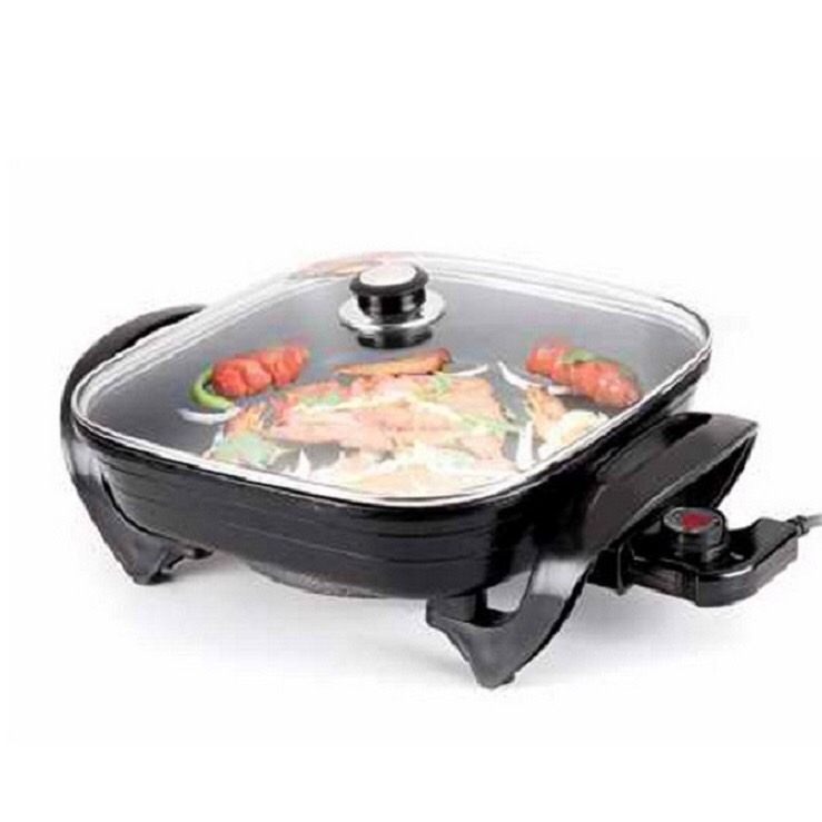 [HCM]Chảo lẩu nướng đa năng 4in1 AL-601 Chảo nướng điện Nồi lẩu nướng nồi nấu lẩu đa năng chảo nướng đa năng