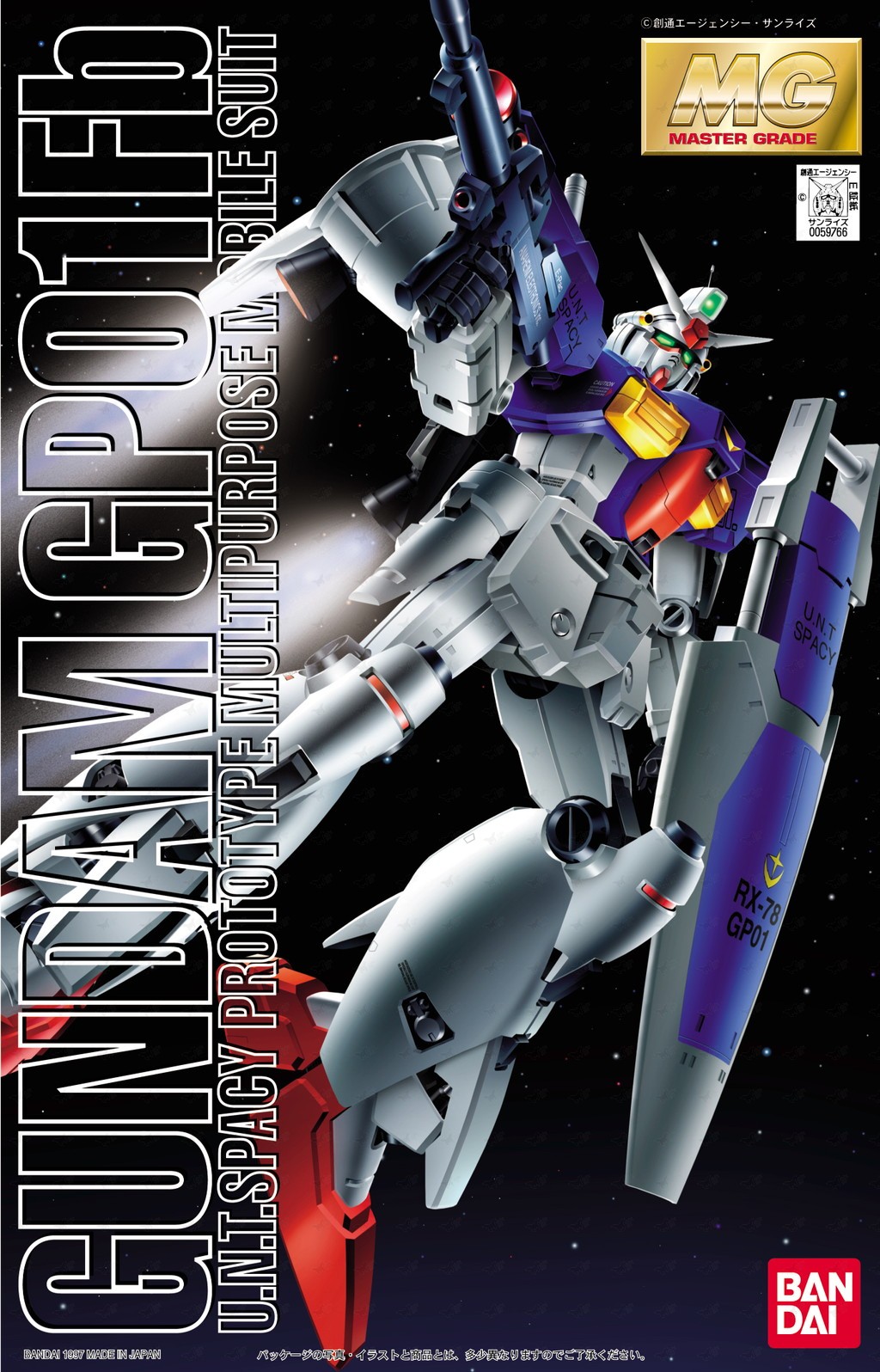 Mô hình gundam bandai mg rx-78 gp01fb gundam gp01 fullburnern 1/100 gundam 0083