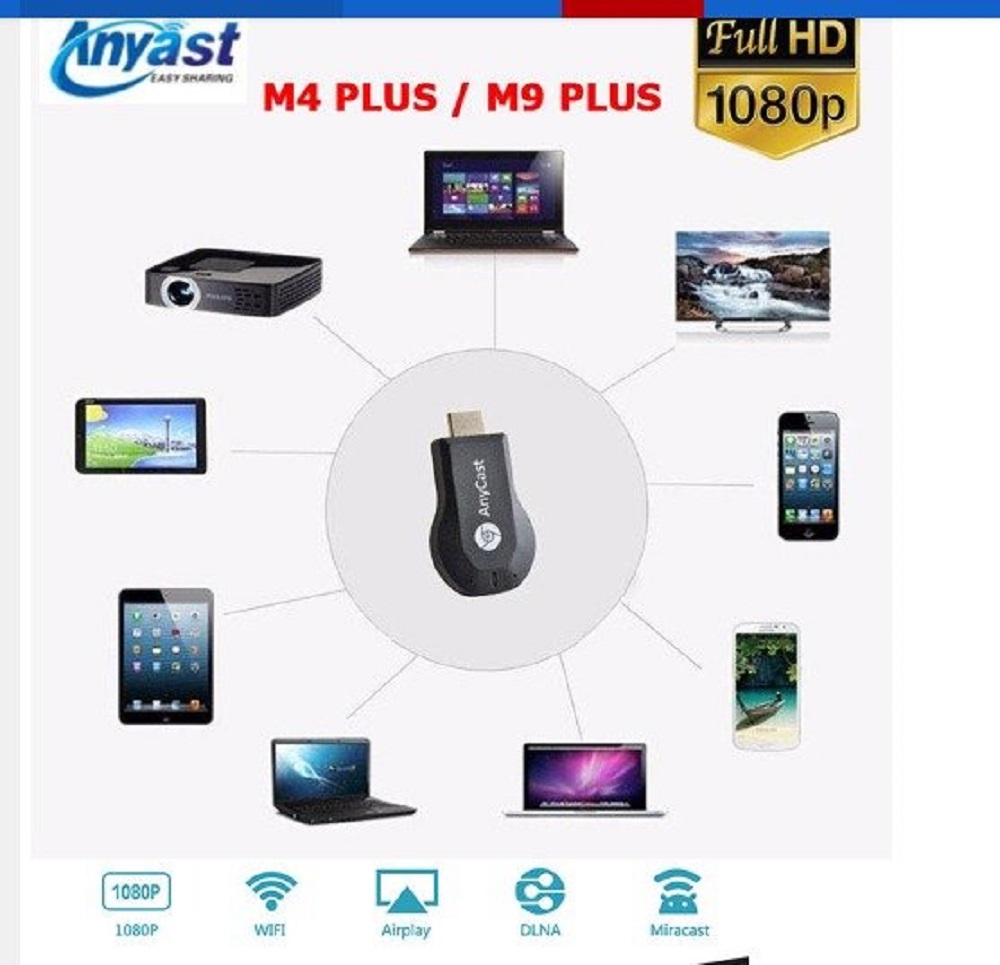 Hdmi Ko Dây từ Điện Thoại Lên Tivi, M4, M2 Plus,M9 Plus