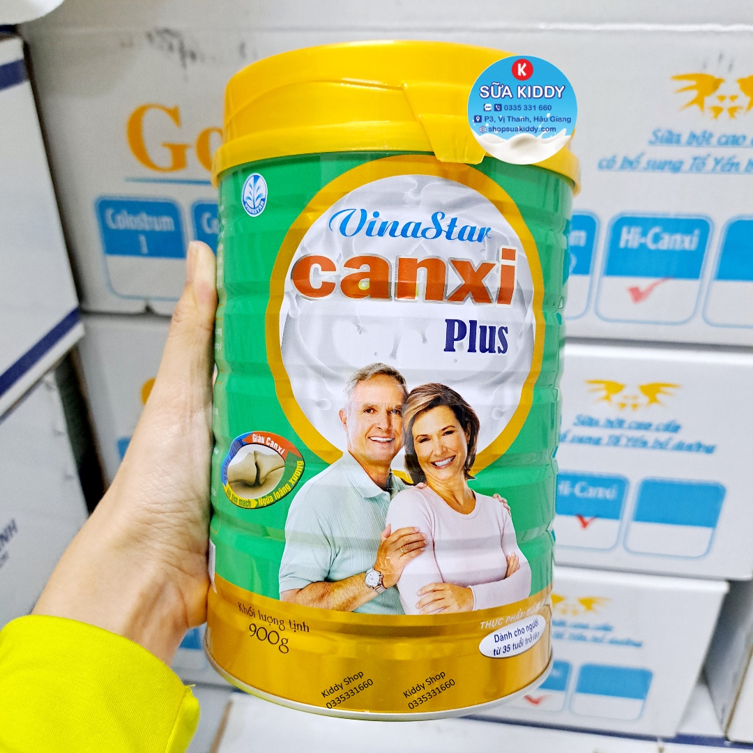 Sữa người già Vinastar StarMilk Canxi plus 900g ngừa loãng xương (kiddy1234)