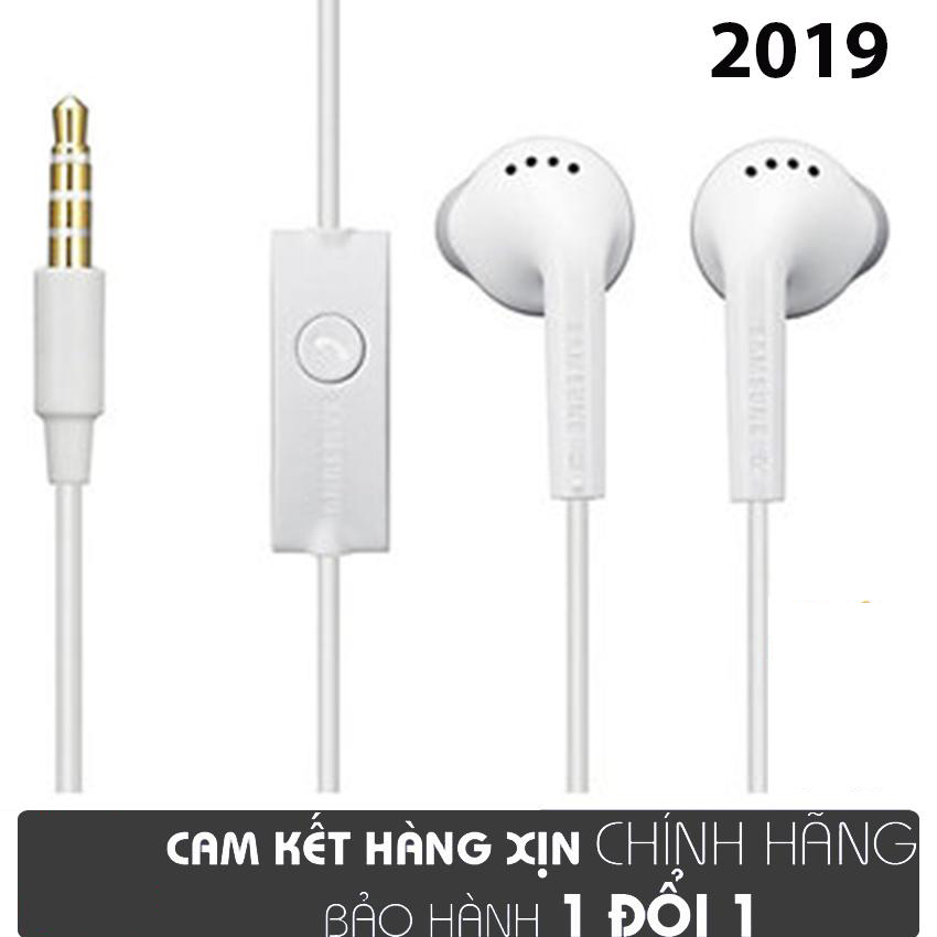[ XẢ KHO BÁN VỐN+QUÀ TẶNG] Tai Nghe Cho Điện Thoại Samsung  Chất Lượng Âm Thanh Stereo Với Âm Bass Mạnh Mẽ (Trắng), Đầu Tai Nghe Được Thiết Kế Mềm Mại Tạo Cảm Giác Thoải Mái Khi Đeo Lâu, Microphone Tích Hợp Trên Tai Nghe-BH 12T