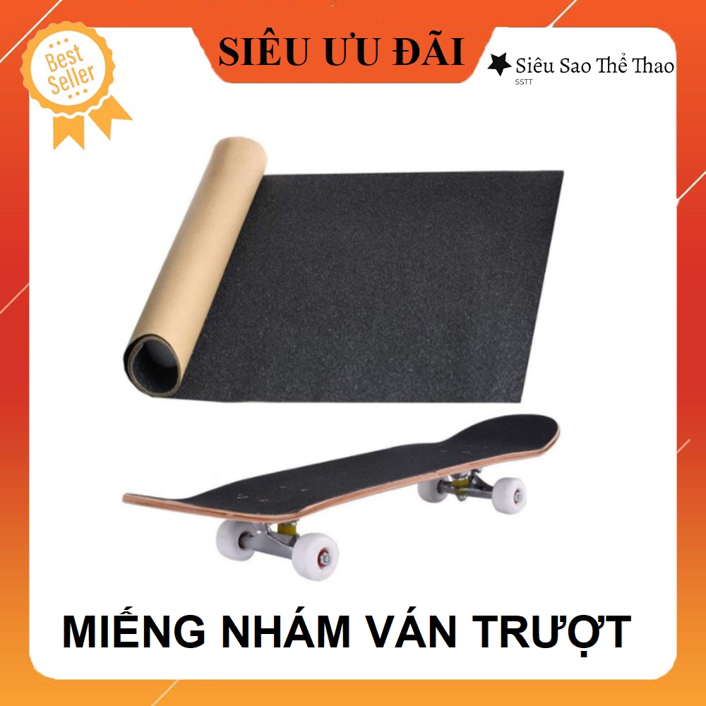 Miếng Nhám Ván trượt SkateBoard 80cm - Siêu dính - Chuyên nghiệp