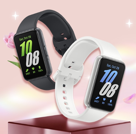 [THANH LÝ] Đồng hồ S a m s u n g Galaxy Fit3 Màn hình AMOLED 16" Pin 13 ngày Luyện ngủ ngon Cảnh báo té ngã - Graphite  - Ngày Hết Hạn Bảo Hành: 15/05/26