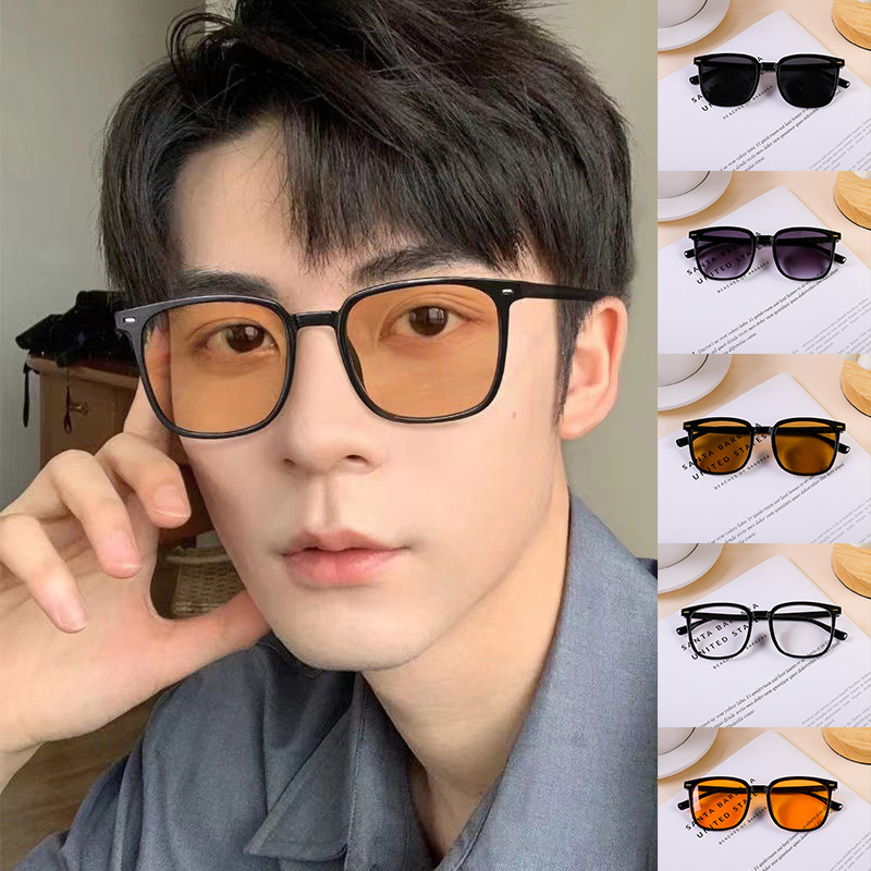 🌸Vintage mens hộp kính mát thanh lịch ánh sáng xa xỉ phong cách chống nắng thời trang kính mát YINSAF🌸