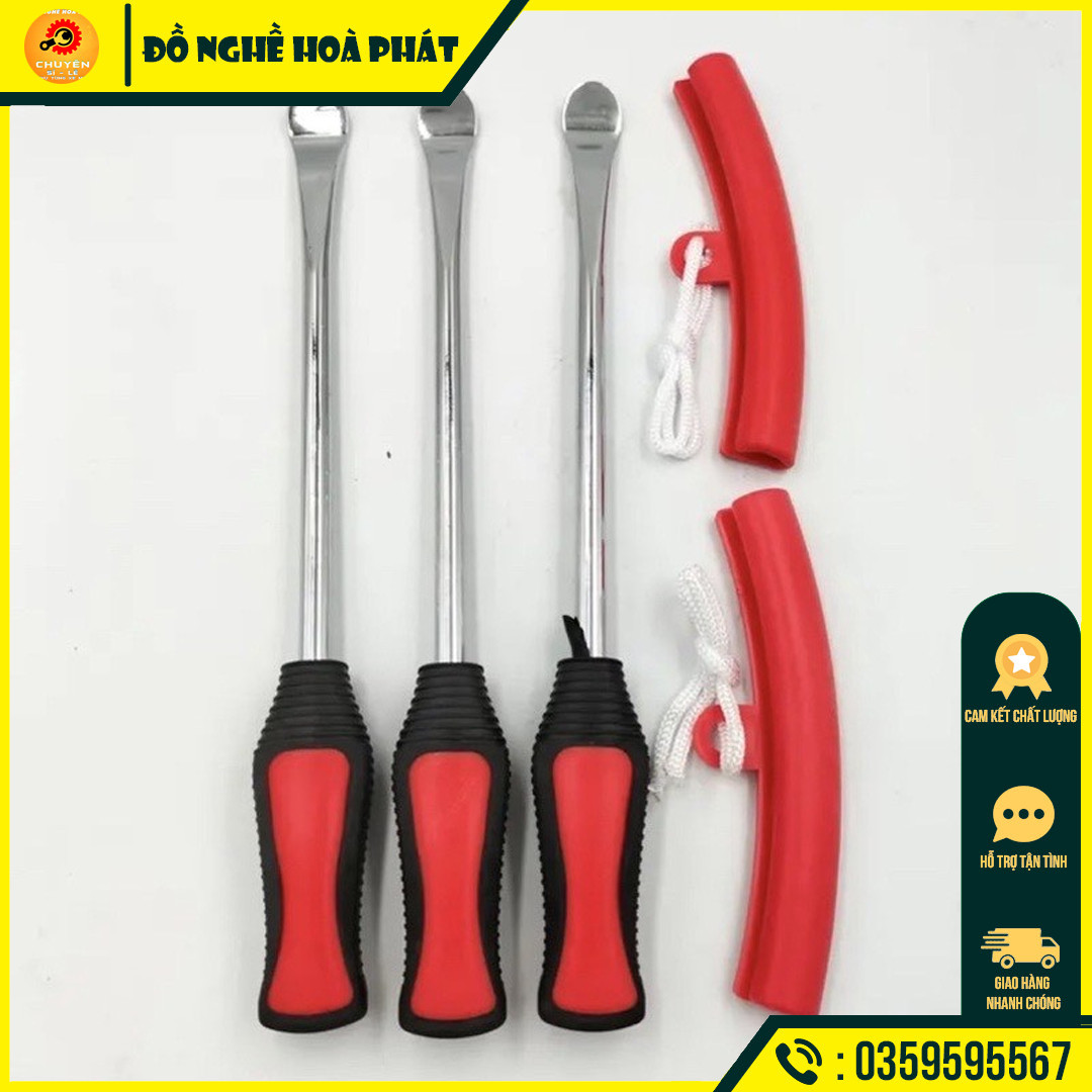 Bộ 3 móc lốp không săm xe máy - ô tô - xe điện Nhập Thái Lan