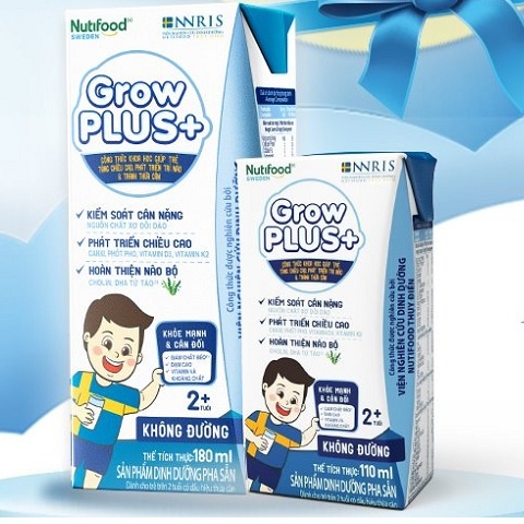 Lốc 4 hộp sbps growplus+2+ 180ml