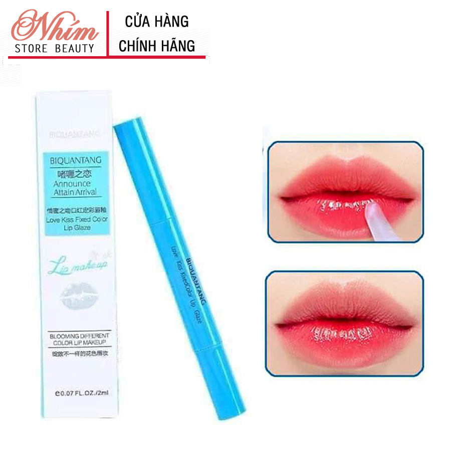 Gel khóa màu son BIQUANTANG giúp son bền màu không trôi không lem gel giữ màu môi không trôi son gel khóa môi nội địa Trung