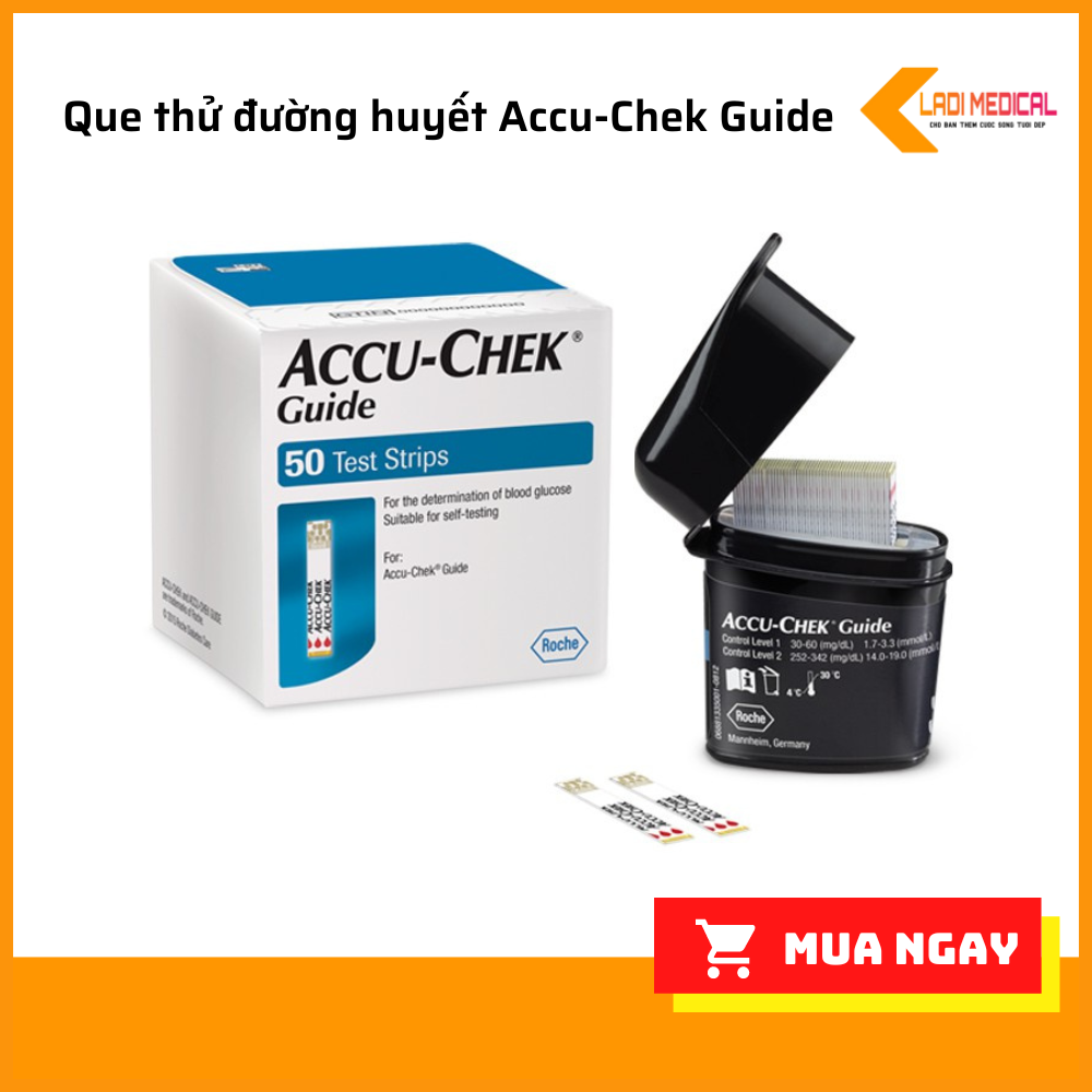 Que thử đường huyết Accu-Chek Guide chính hãng