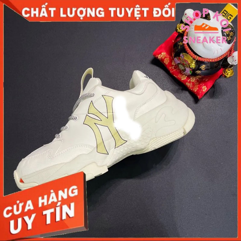 Giày thể thao, giày sneaker mờ lờ bê chunky n,y yankees chuẩn 11 đế tách in 3d full box gd70
