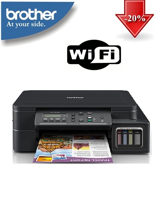 Brother dcp-t520w, wifi, mực nạp rẻ, in scan photocopy, chính hãng