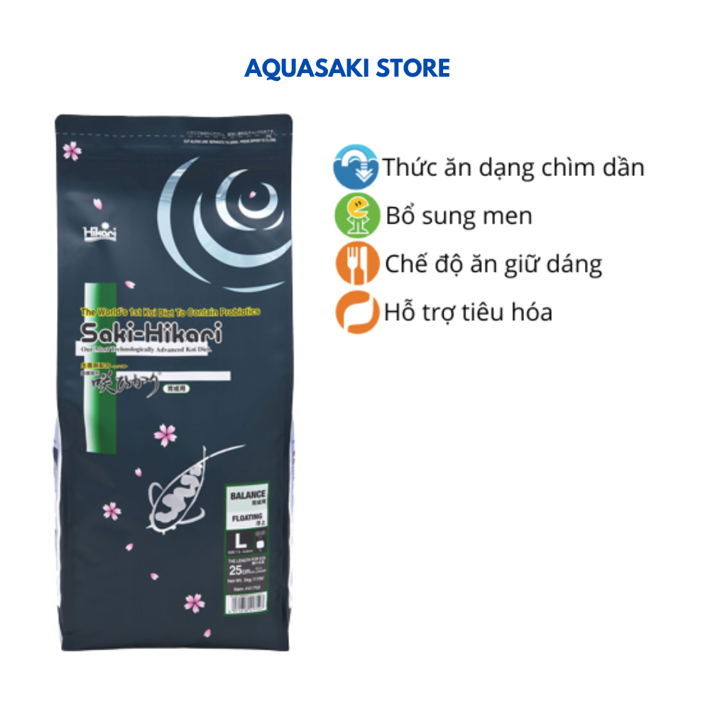Cám cân bằng cho cá koi saki-hikari balance 5kg
