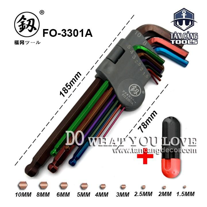 Bộ lục giác 9 chi tiết fukuoka f0 - 3301a