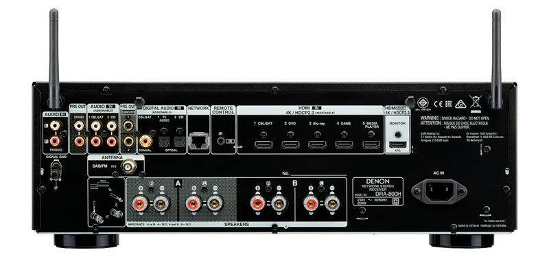 Ampli Denon DRA-800H- HÀNG CHÍNH HÃNG -NEW 100%