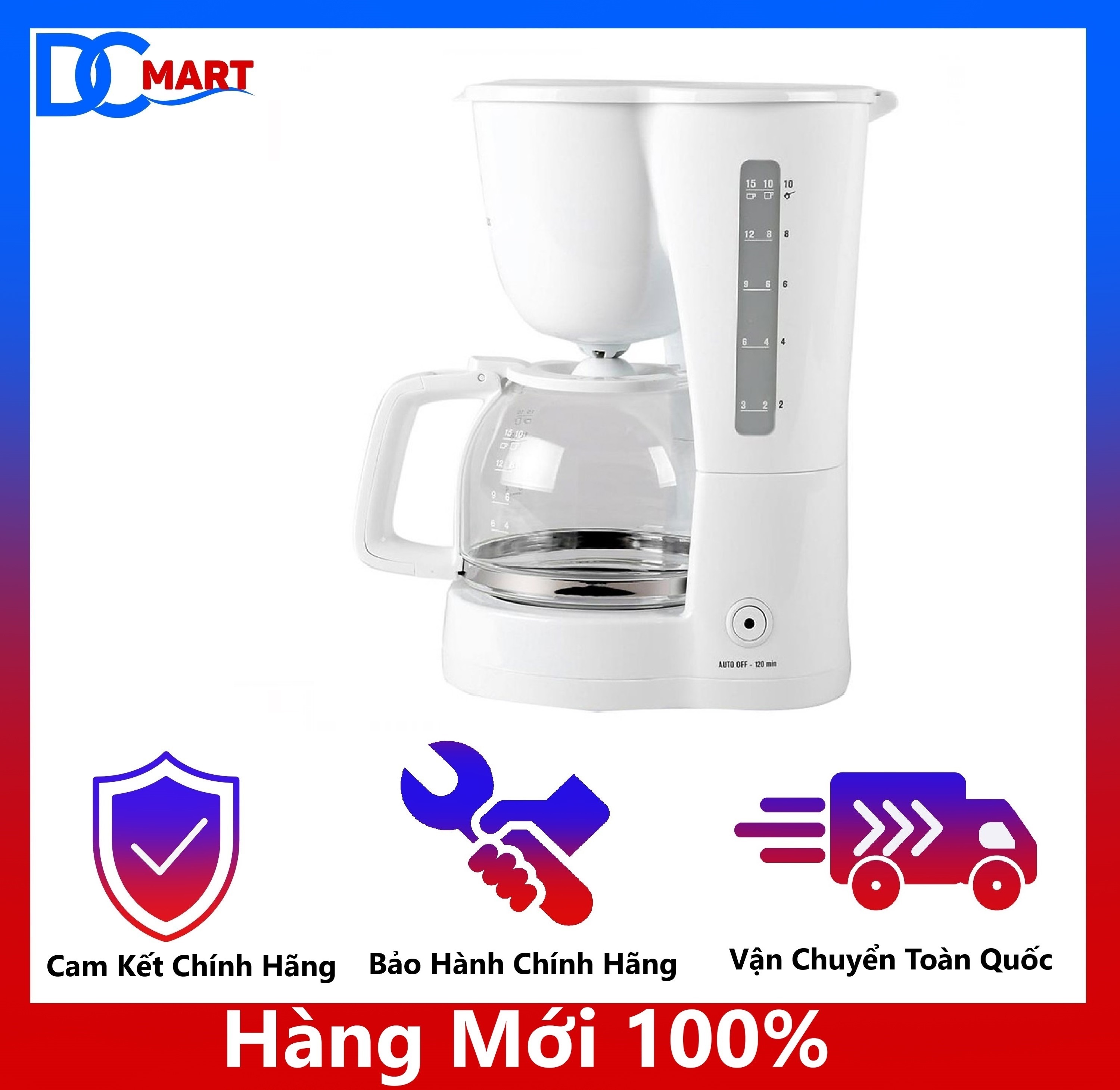 [HCM]Máy Pha Cà Phê Electrolux ECM1303W - Hàng chính hãng