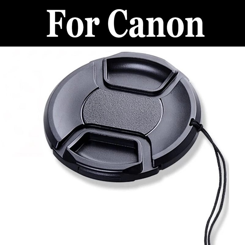 Universal Digital Camera Lens Cover Lens Cap Pinch Snapon Front Lens Cover For canon EOS M M10 M100 