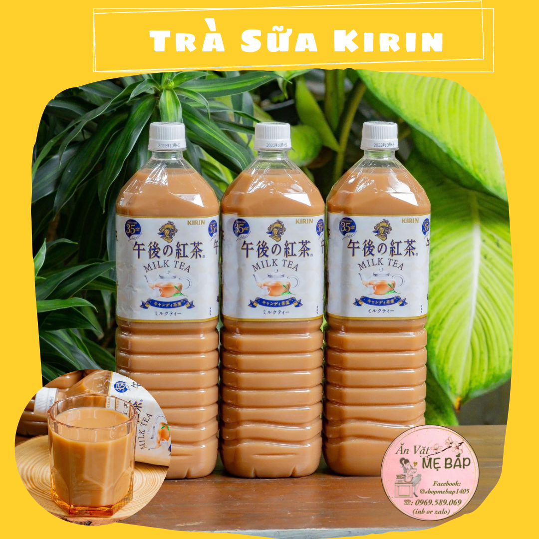Trà sữa kirin nhật bản 1,5 lít - trà sữa uống liền - shop mẹ bắp